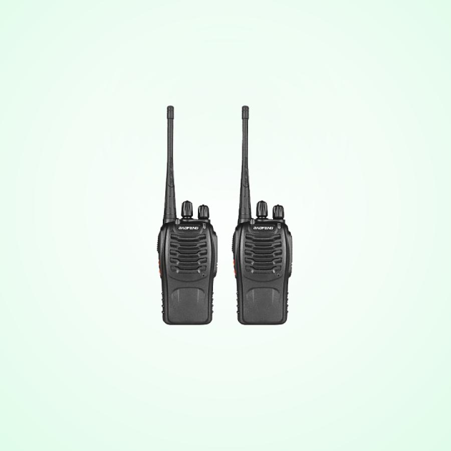 2 Set Baofeng Long Range Two-Way Walkie Talkie – License-Free Portable Radio