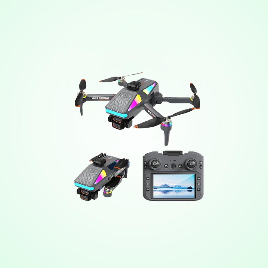S5P GPS Drone with 4k Dual Cameras, Gesture Control, Precision Flight & One-Key Return